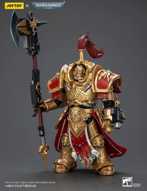 Warhammer 40K Adeptus Custodes Allarus Custodian with Castellan Axe 1/18 Scale Exclusive Action Figure Gallery Image 6