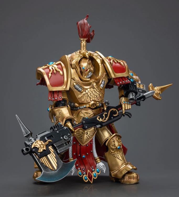 Warhammer 40K Adeptus Custodes Allarus Custodian with Castellan Axe 1/18 Scale Exclusive Action Figure Gallery Image 3