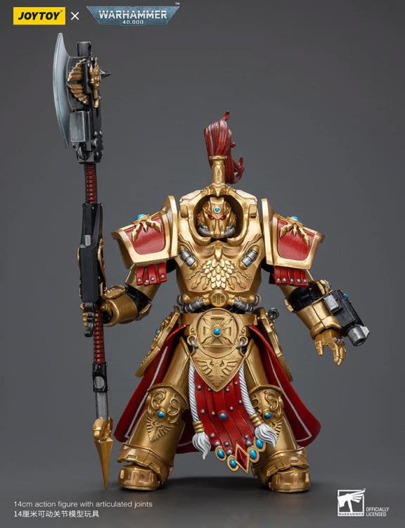 Warhammer 40K Adeptus Custodes Allarus Custodian with Castellan Axe 1/18 Scale Exclusive Action Figure Gallery Image 4
