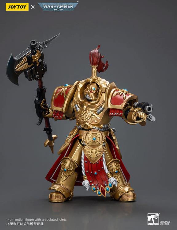 Warhammer 40K Adeptus Custodes Allarus Custodian with Castellan Axe 1/18 Scale Exclusive Action Figure Gallery Image 7