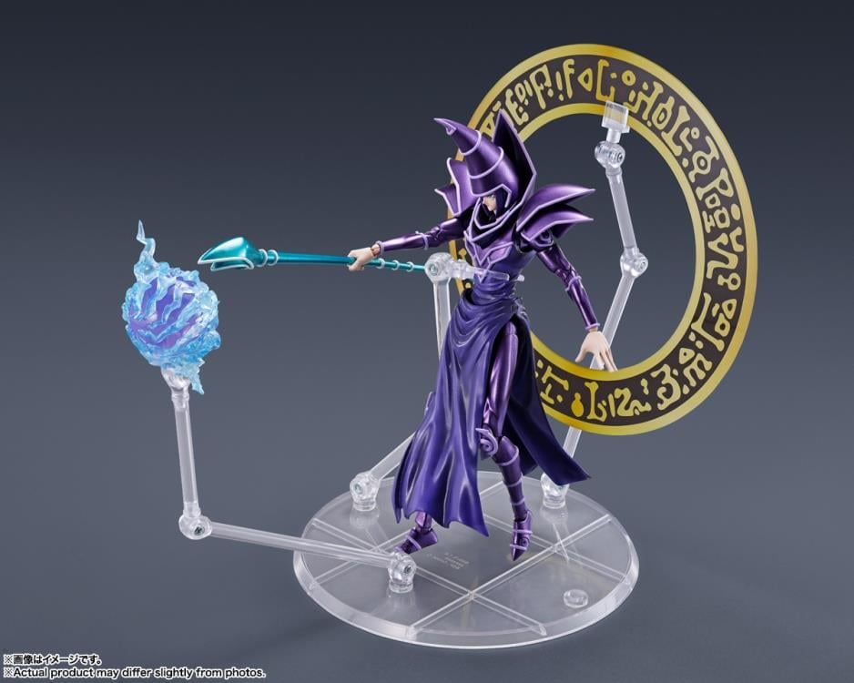 Yu-Gi-Oh! Duel Monsters S.H.MonsterArts Dark Magician Action Figure Gallery Image 9