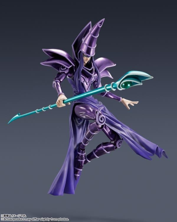 Yu-Gi-Oh! Duel Monsters S.H.MonsterArts Dark Magician Action Figure Gallery Image 4