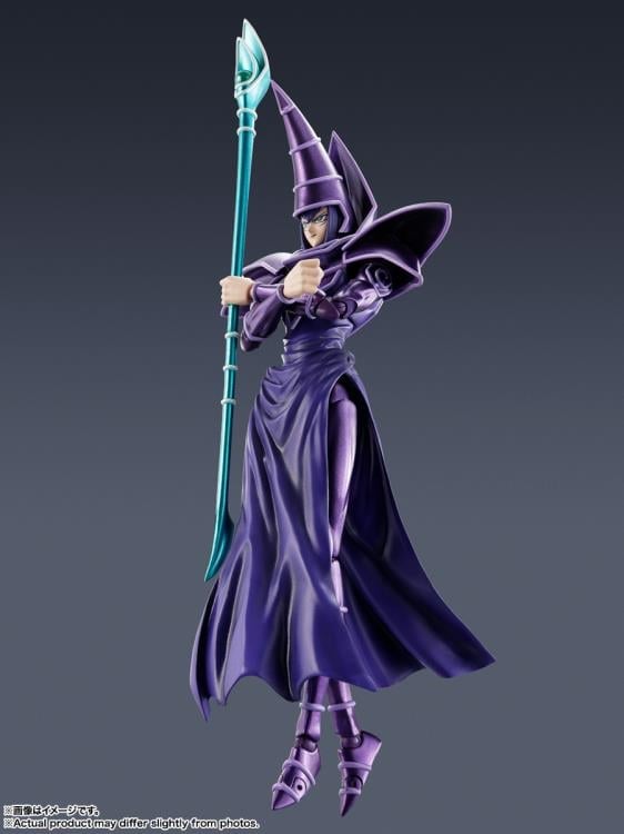 Yu-Gi-Oh! Duel Monsters S.H.MonsterArts Dark Magician Action Figure Gallery Image 6
