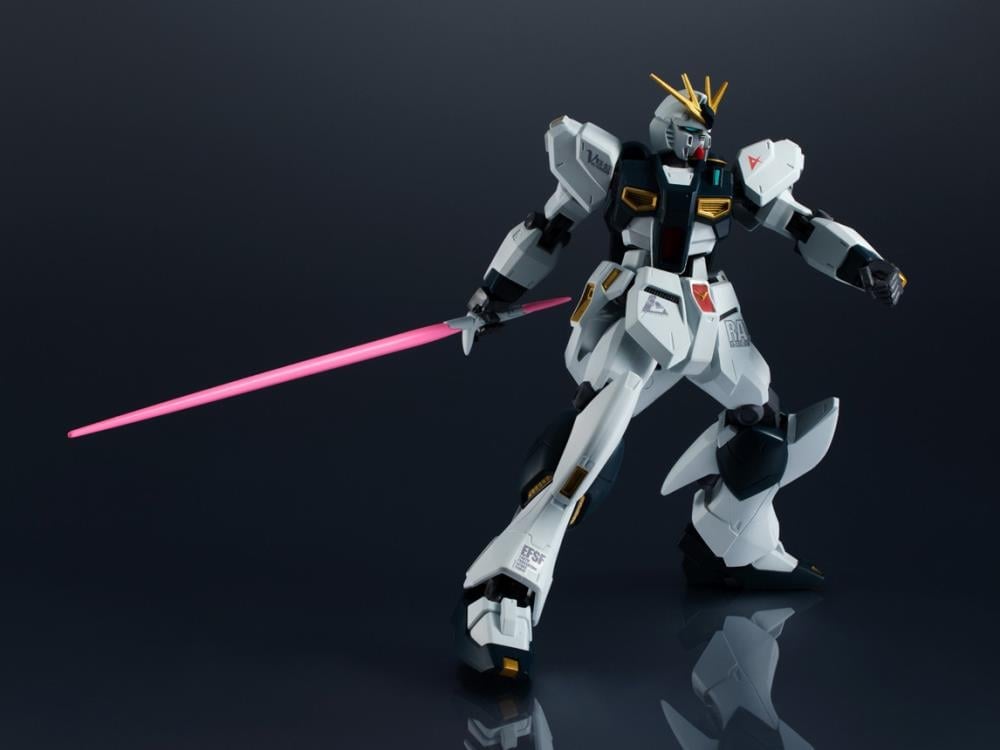 Mobile Suit Gundam: Char's Counterattack Gundam Universe RX-93 Nu Gundam (Marking Plus Ver.) Exclusive Edition Action Figure Gallery Image 6