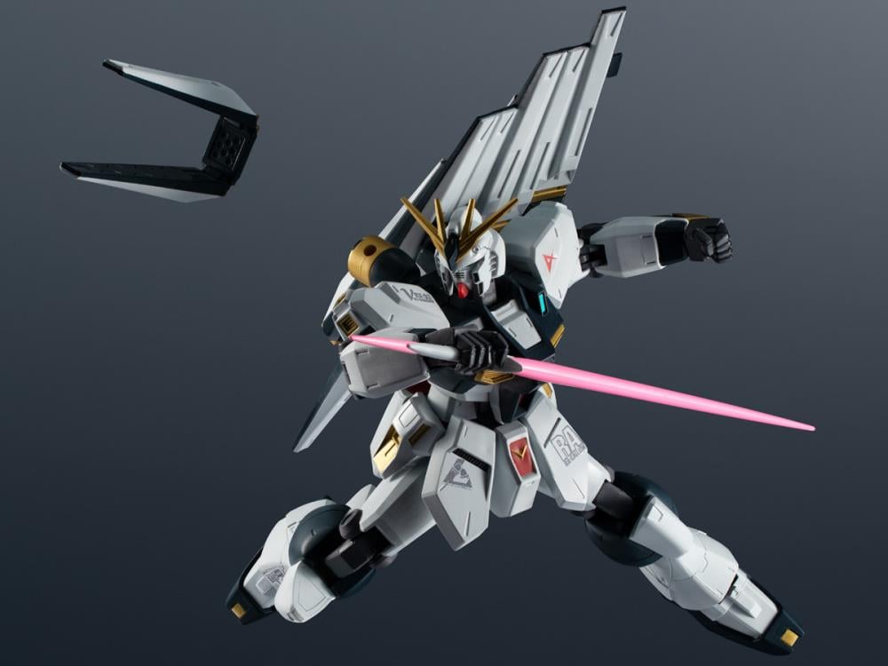 Mobile Suit Gundam: Char's Counterattack Gundam Universe RX-93 Nu Gundam (Marking Plus Ver.) Exclusive Edition Action Figure Gallery Image 7