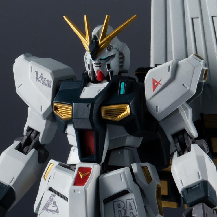 Mobile Suit Gundam: Char's Counterattack Gundam Universe RX-93 Nu Gundam (Marking Plus Ver.) Exclusive Edition Action Figure Gallery Image 9