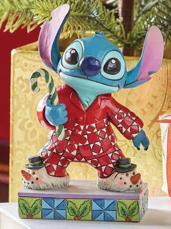 Lilo & Stitch Disney Traditions Stitch in Christmas Pajamas (Jim Shore) Gallery Image 2
