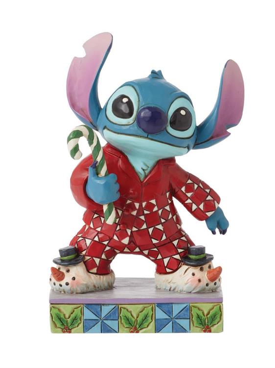 Lilo & Stitch Disney Traditions Stitch in Christmas Pajamas (Jim Shore) Gallery Image 3
