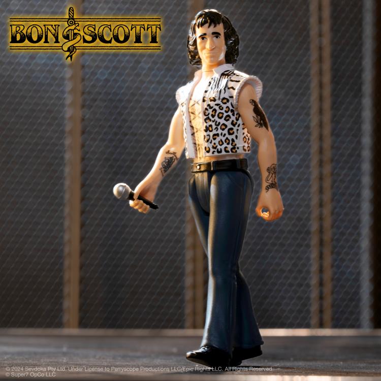 Bon Scott ReAction Bon Scott (Leopard Print) Action Figure Gallery Image 3