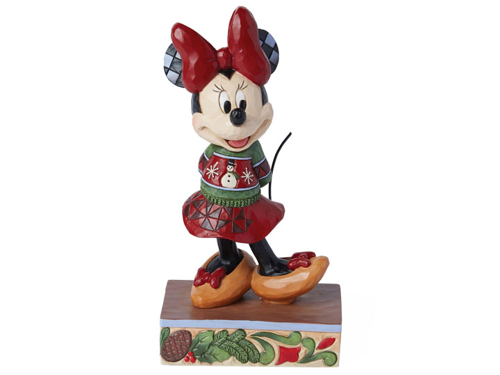 Mickey and Friends Disney Traditions Minnie Holiday Ready (Jim Shore) Gallery Image 1