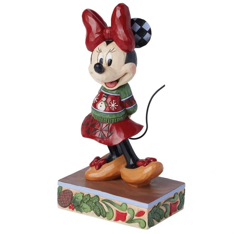 Mickey and Friends Disney Traditions Minnie Holiday Ready (Jim Shore) Gallery Image 3