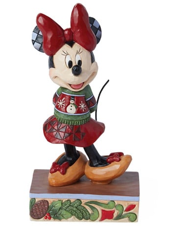 Mickey and Friends Disney Traditions Minnie Holiday Ready (Jim Shore) Gallery Image 2