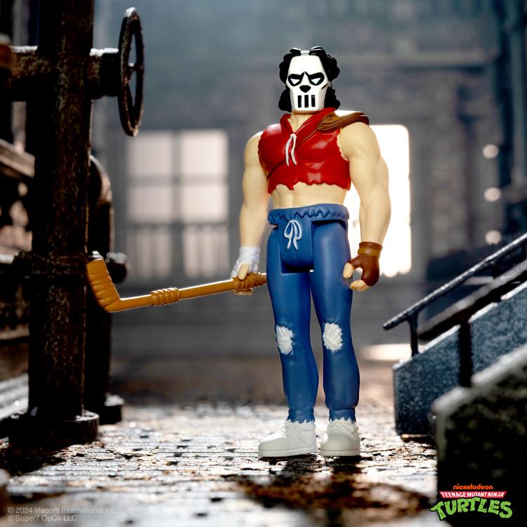 Teenage Mutant Ninja Turtles ReAction Casey Jones (Comic Color) Action Figure Gallery Image 3