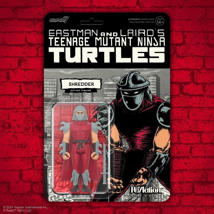 Teenage Mutant Ninja Turtles ReAction Shredder (Comic Color) Action Figure Gallery Image 4