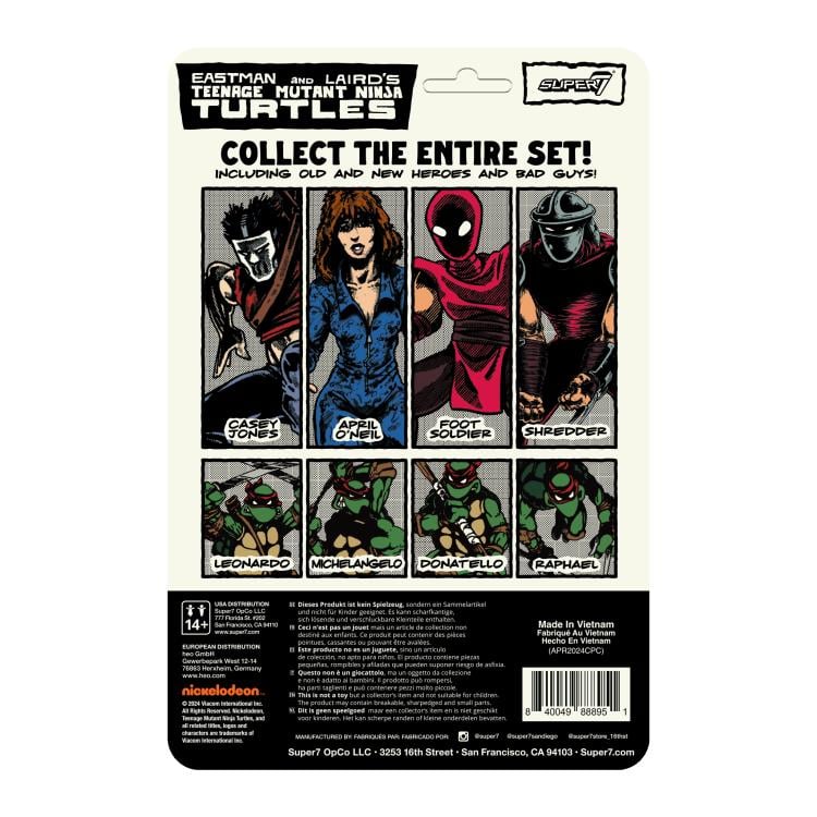 Teenage Mutant Ninja Turtles ReAction Shredder (Comic Color) Action Figure Gallery Image 5