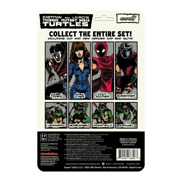 Teenage Mutant Ninja Turtles ReAction Foot Soldier (Comic Color) Action Figure Gallery Image 5