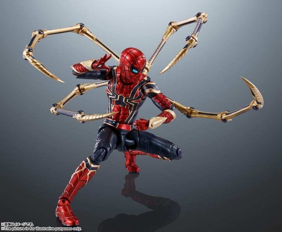 Spider-Man: No Way Home S.H.Figuarts Iron-Spider Action Figure (Reissue) Gallery Image 7