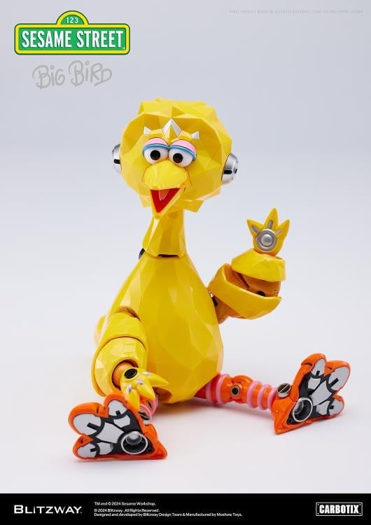 BIG BIRD 5 1/144 スケール プラモデル Sesame Street Carbotix Big Bird Action Figure