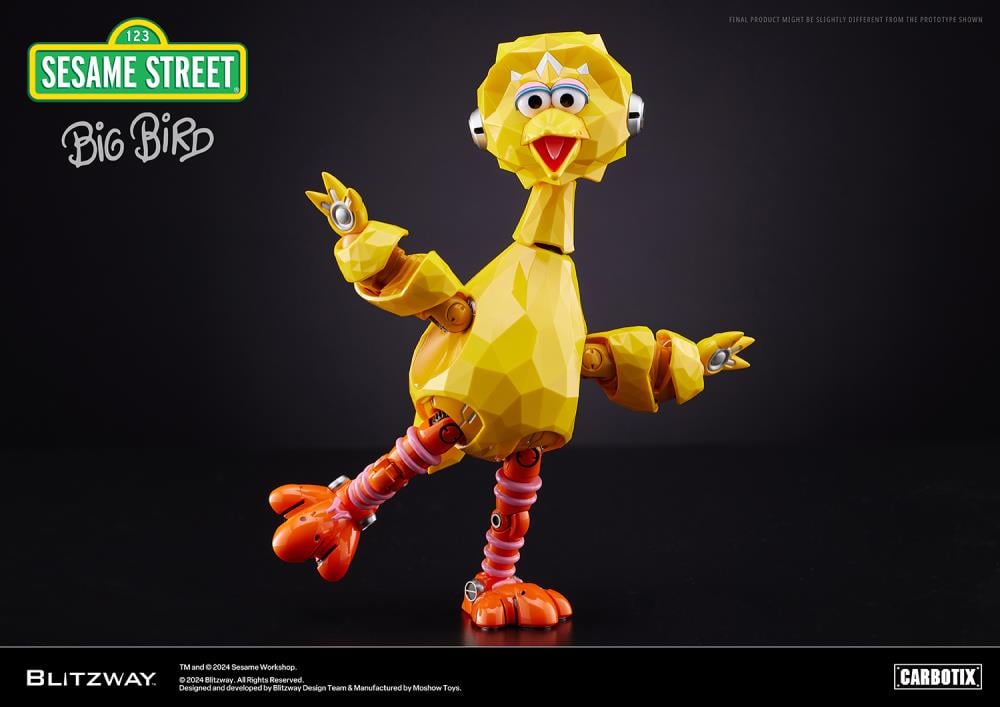 Sesame Street Carbotix Big Bird Action Figure Gallery Image 13