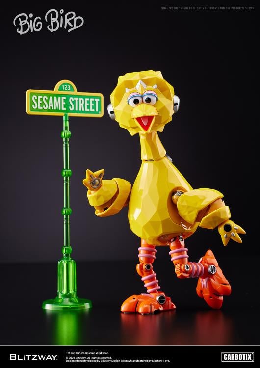 Sesame Street Carbotix Big Bird Action Figure Gallery Image 5