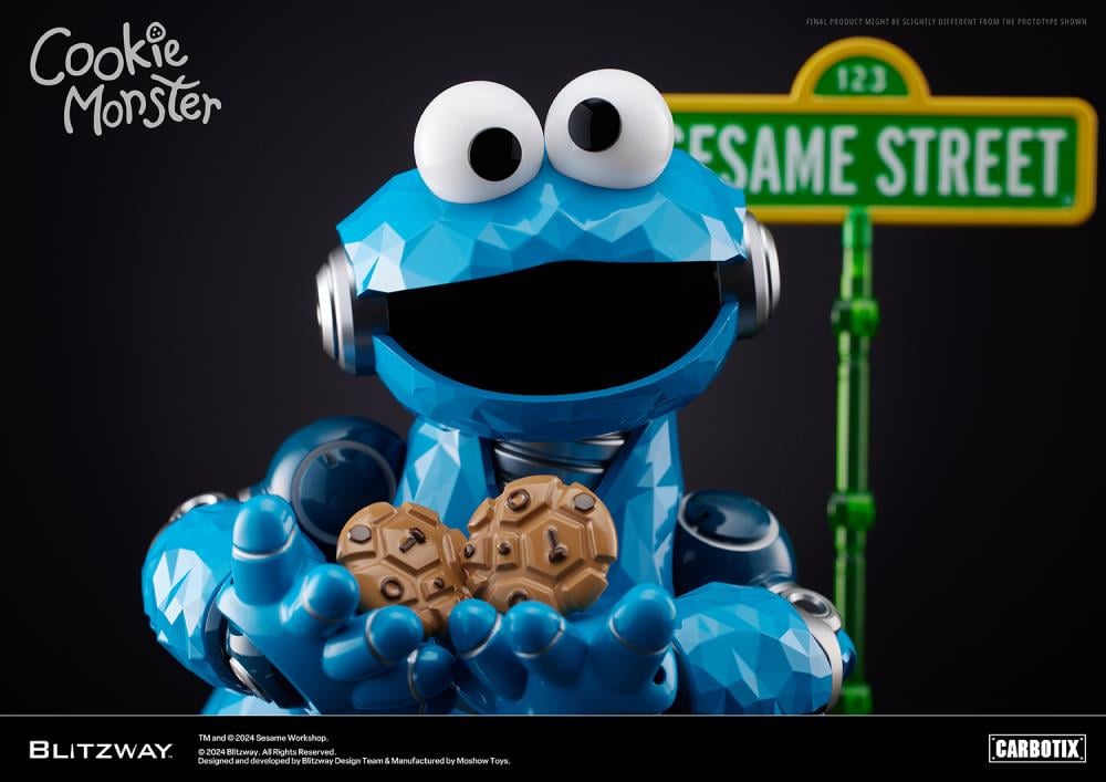Sesame Street Carbotix Cookie Monster Action Figure Gallery Image 16