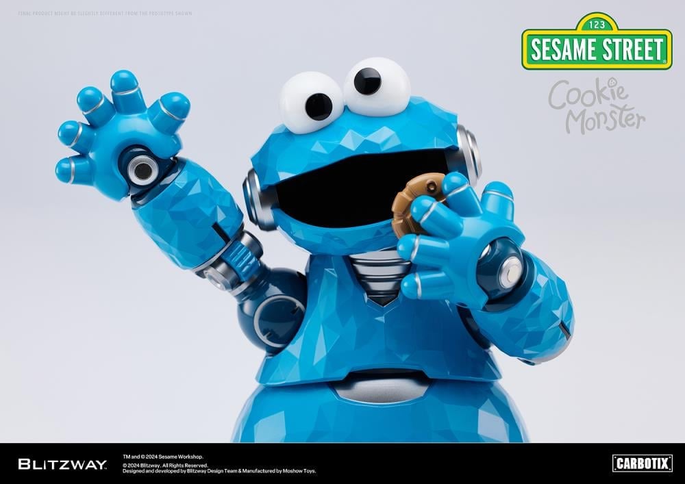 Sesame Street Carbotix Cookie Monster Action Figure Gallery Image 25