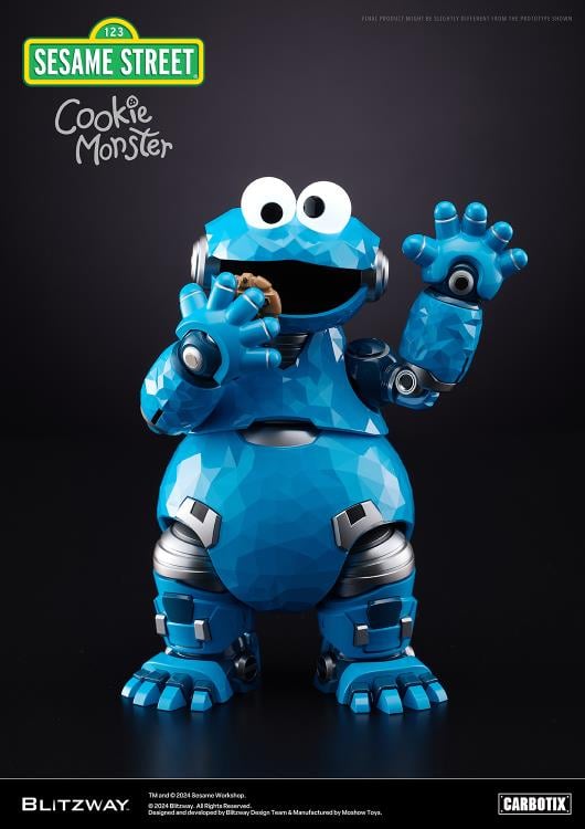 Sesame Street Carbotix Cookie Monster Action Figure Gallery Image 5