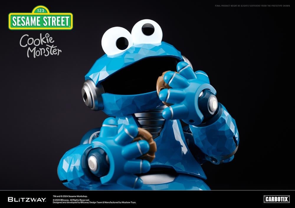 Sesame Street Carbotix Cookie Monster Action Figure Gallery Image 19