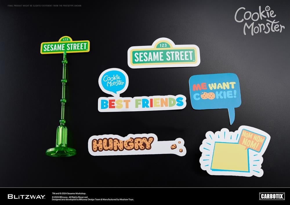 Sesame Street Carbotix Cookie Monster Action Figure Gallery Image 20