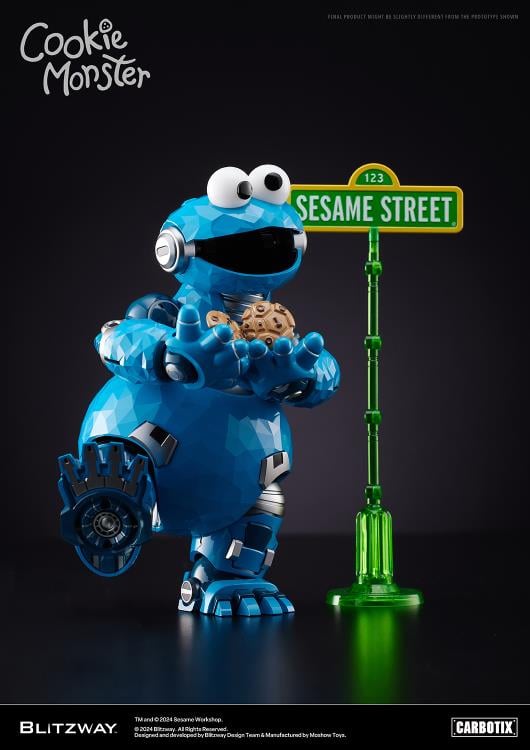 Sesame Street Carbotix Cookie Monster Action Figure Gallery Image 4
