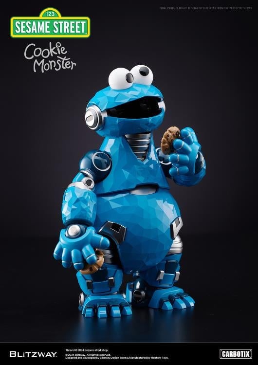 Sesame Street Carbotix Cookie Monster Action Figure Gallery Image 6