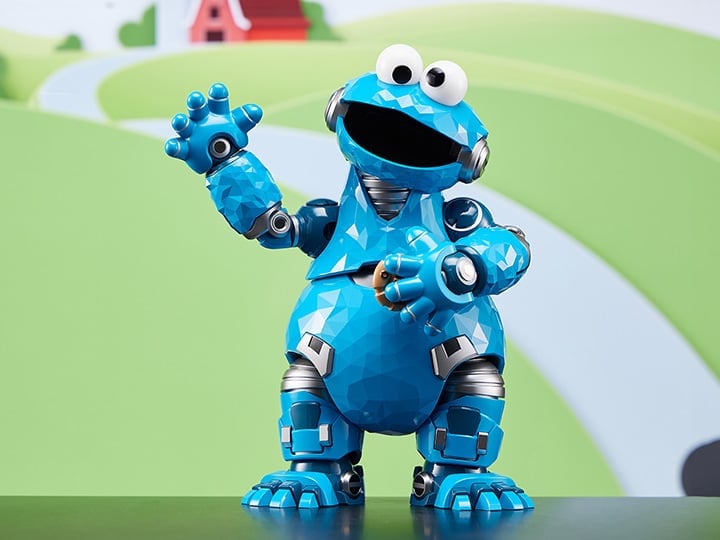 Sesame Street Carbotix Cookie Monster Action Figure Gallery Image 1