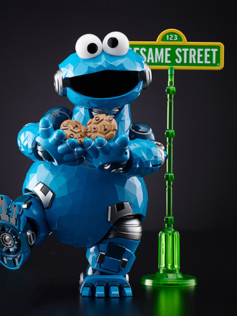 Sesame Street Carbotix Cookie Monster Action Figure Gallery Image 2