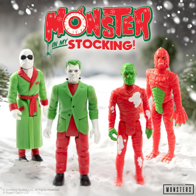 Universal Monsters ReAction Monster In My Stocking Box of 12 Action Figures Gallery Image 3