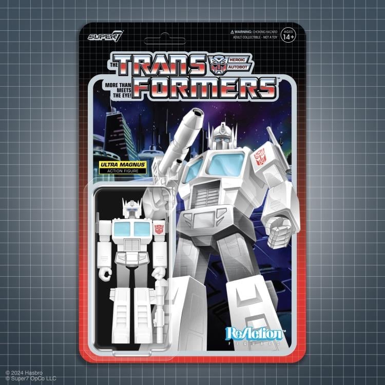 Transformers ReAction Optimus Prime (Ultra Magnus) Action Figure Gallery Image 5