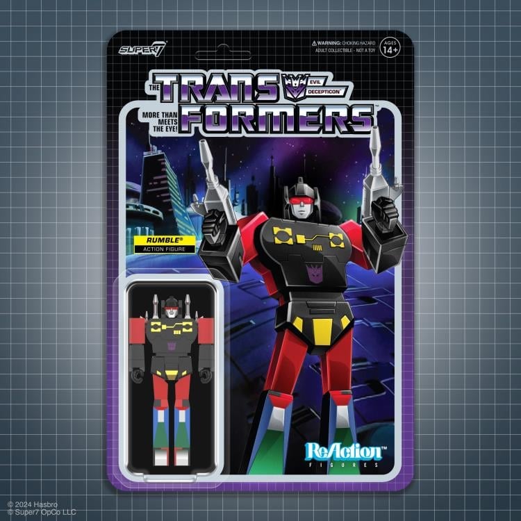 Transformers ReAction Rumble (Red) Action Figure Gallery Image 4