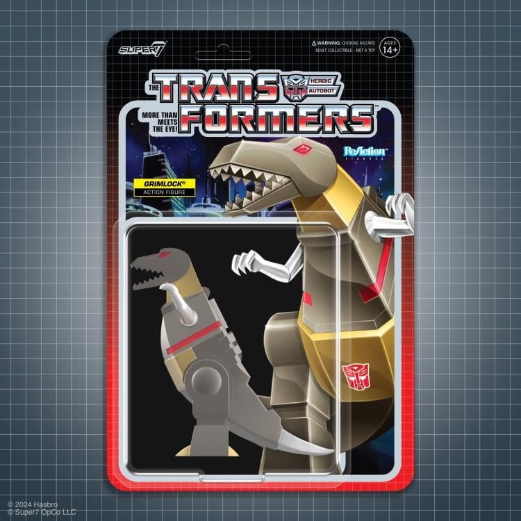 Transformers ReAction Grimlock (Metallic) Action Figure Gallery Image 4