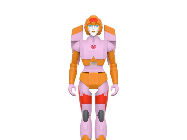 Transformers ReAction Arcee (Pink & Orange) Action Figure Gallery Image 1