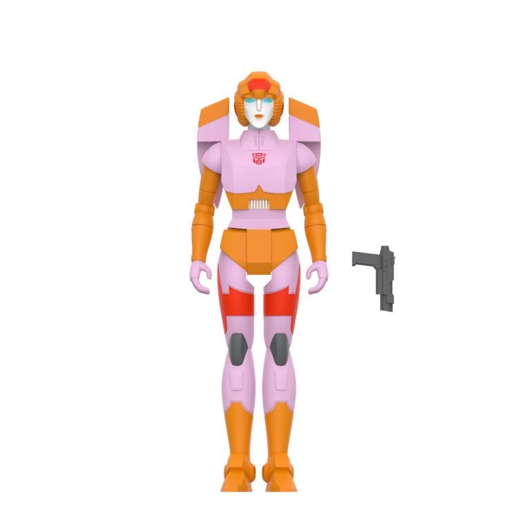 Transformers ReAction Arcee (Pink & Orange) Action Figure Gallery Image 3