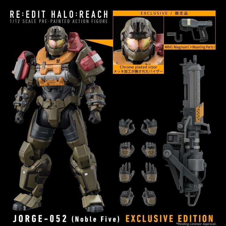 Halo: Reach RE:EDIT JORGE-052 (Noble Five) 1/12 Scale PX Previews
