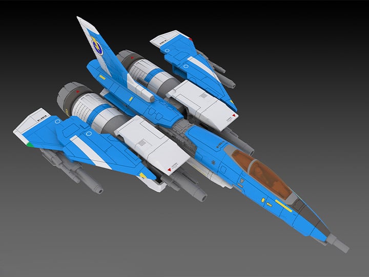 Raiden Fighters 2 MK-II (2P Color Ver.) 1/100 Scale Model Kit Gallery Image 1