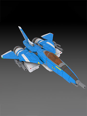 Raiden Fighters 2 MK-II (2P Color Ver.) 1/100 Scale Model Kit Gallery Image 2