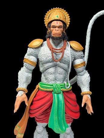 Legends of the Ramayan Hanuman 1/12 Scale Action Figure Gallery Image 2
