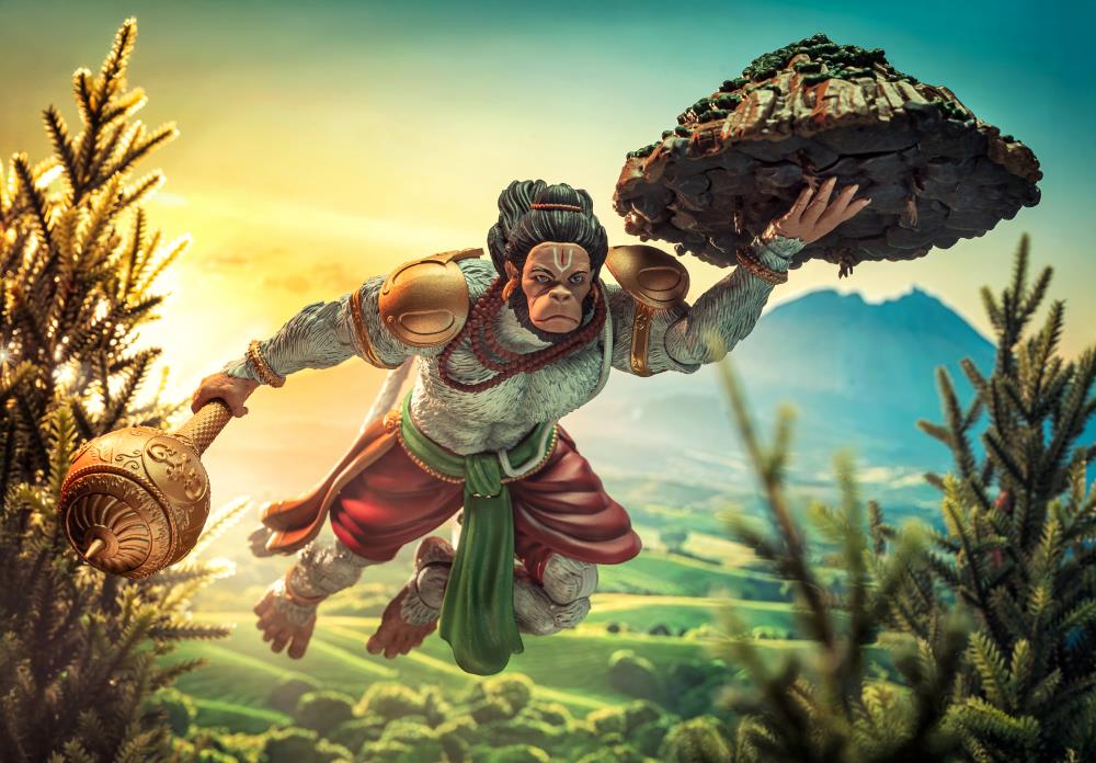 Legends of the Ramayan Hanuman 1/12 Scale Action Figure Gallery Image 3