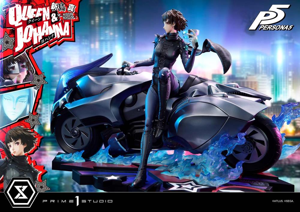Persona 5 Premium Masterline Makoto Niijima "Queen" & Johanna 1/4 Scale Limited Edition Statue (With Bonus) Gallery Image 11
