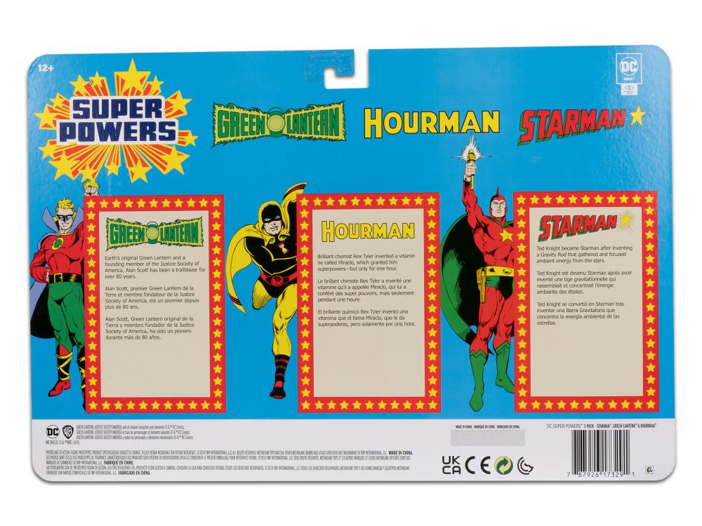 DC Comics DC Super Powers Green Lantern, Hourman, & Starman Action Figure Three-Pack Gallery Image 12