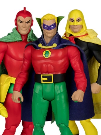 DC Comics DC Super Powers Green Lantern, Hourman, & Starman Action Figure Three-Pack Gallery Image 2