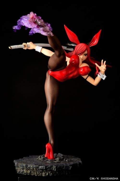 Fairy Tail Erza Scarlet (High Kick Ver.) Crimson Bunny 1/6 Scale
