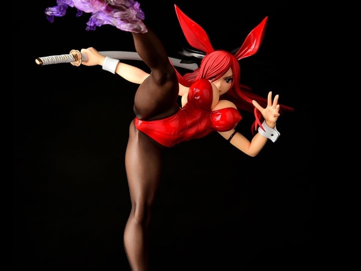 Fairy Tail Erza Scarlet (High Kick Ver.) Crimson Bunny 1/6 Scale