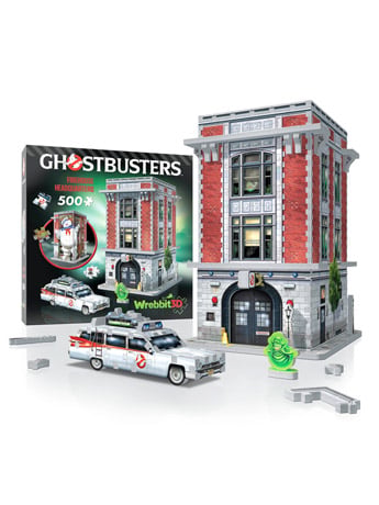 Ghostbusters Firehouse Headquarters 500-Piece 3D Puzzle Gallery Image 2
